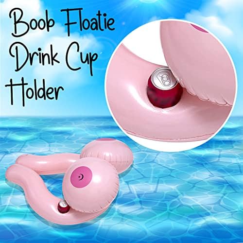 Tylers Tube Pink Boob Inflatable Float for Adults