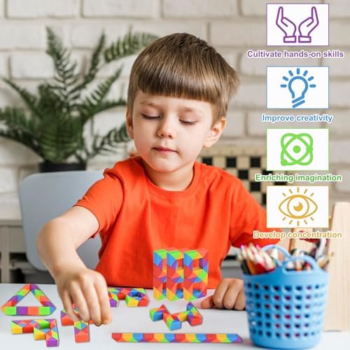 GOLDGE 24 Pack Mini Cube Puzzle Fidget Toy 1