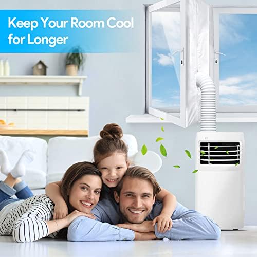 Portable AC Window Seal Kit 500CM Hot Air Stop Vent