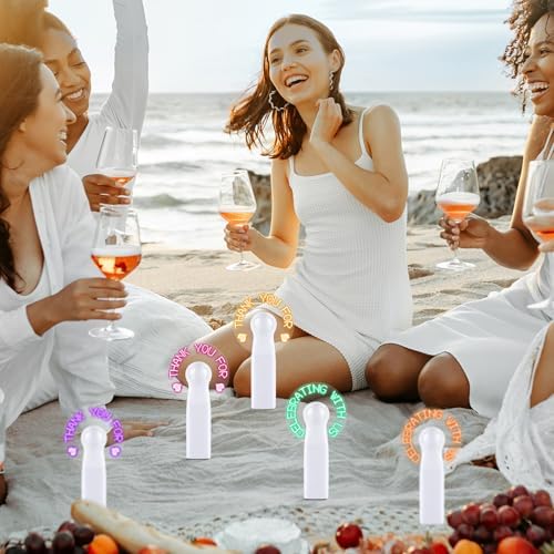 96 Pcs Mini LED Handheld Fans Bulk for Summer Parties