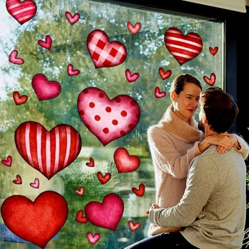 Ivenf Holiday Window Clings Set 9 Sheets