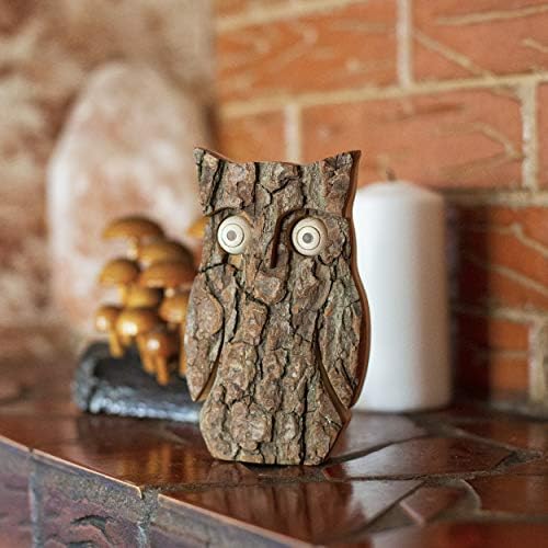 Wooden Owl Figurines Home Decor - Medium
