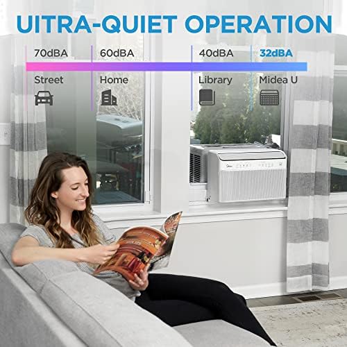 Midea MAW12V1QWT U-Shaped Window Air Conditioner