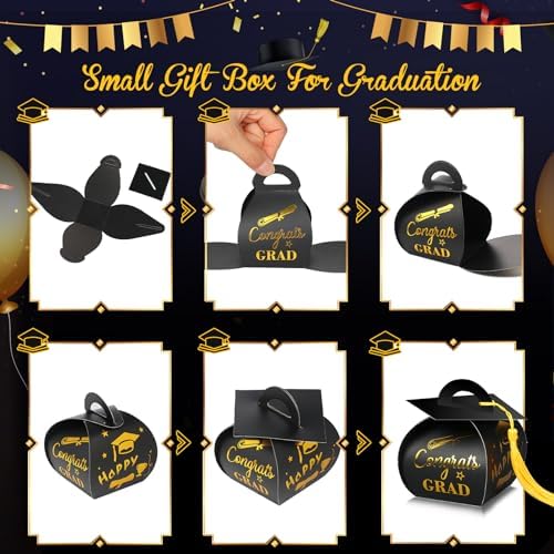 ISKYBOB 40Pcs Graduation Gift Boxes with Tassels