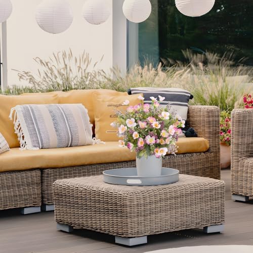 4Pcs Artificial Silk Wildflowers for Home Decor