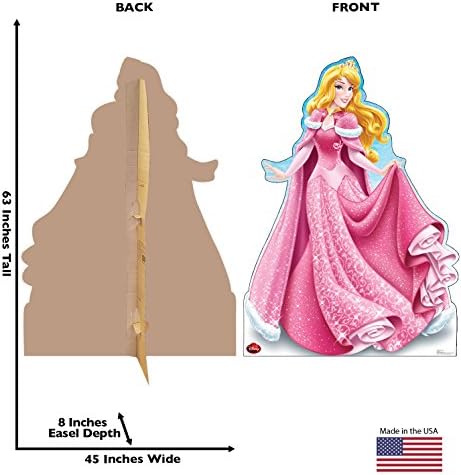 Disney Holiday Aurora Cardboard Cutout Standup