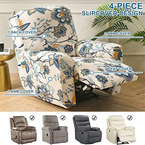 Eco-Ancheng 4-Piece Recliner Chair Cover Set