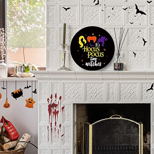 Halloween Hocus Pocus Door Sign Witches Welcome Decor