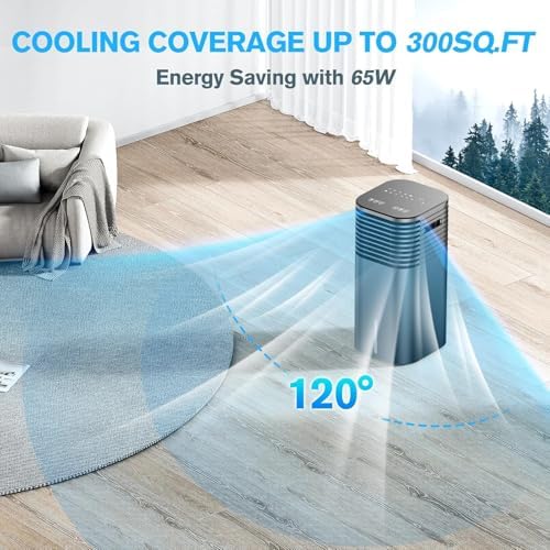 24 Incher Windowless Portable AC with 15H Timer and 120 Oscillation