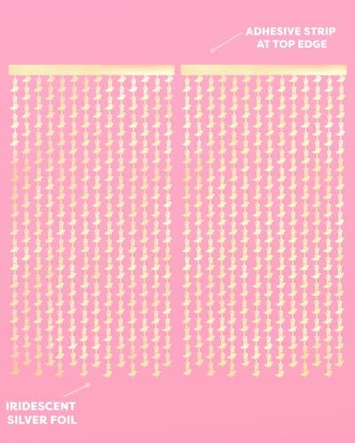 XO Fetti Gold Foil Boot Curtains Set of 2