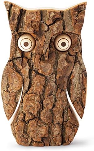 Wooden Owl Figurines Home Decor - Medium