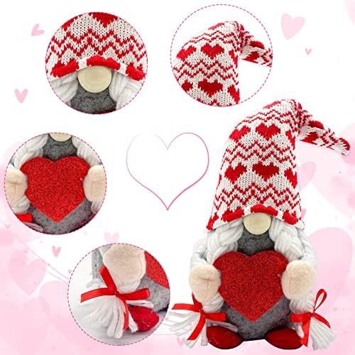 Valentines Day Couple Plush Gnomes for Home Decor