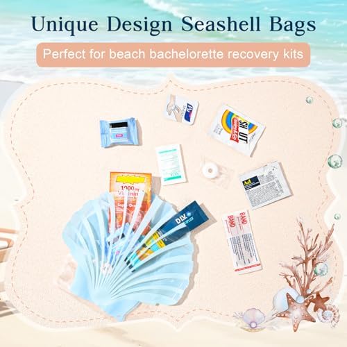 DEEKA Seashell Party Favor Bag for Beach Events