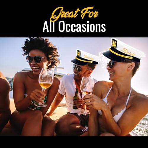 Bachelor Party Captains Hat - Groom to Be Nautical Hat