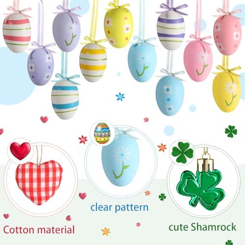 Jutom 108 Pcs Holiday Hanging Ornament Set