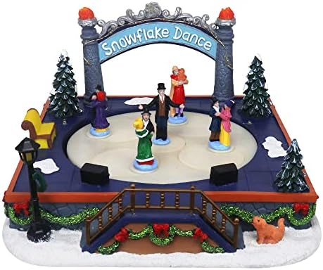 Animated Christmas Village Ballroom Dance Figure