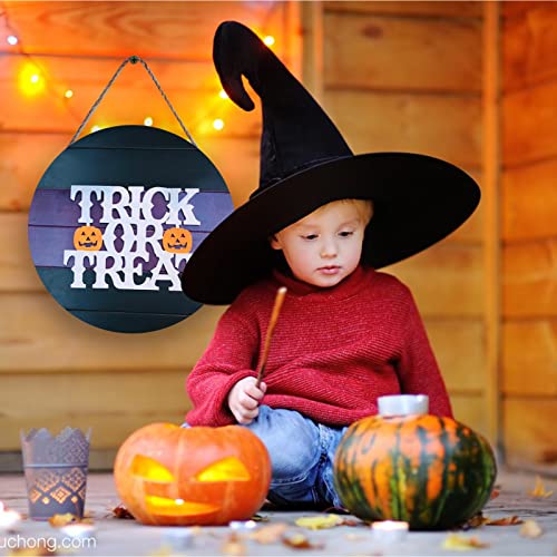 Halloween Wooden Door Hanging Sign 12 Inch Decor