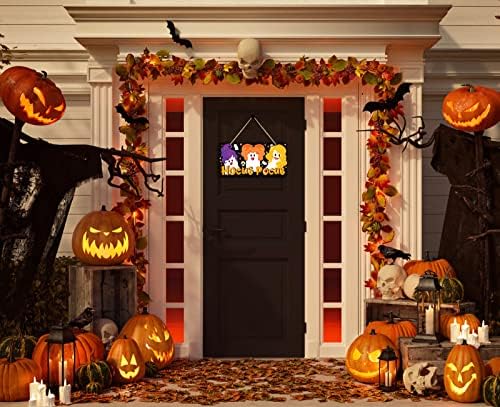 Hocus Pocus Halloween Door Decor Wreath Sign