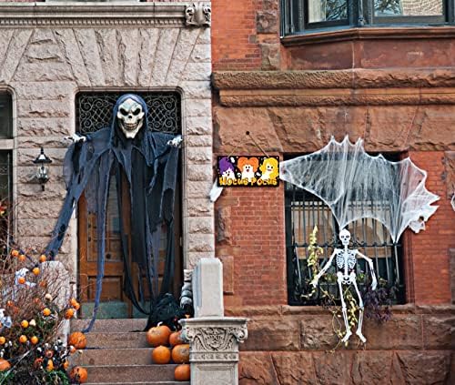 Hocus Pocus Halloween Door Decor Wreath Sign