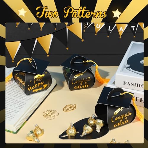 ISKYBOB 40Pcs Graduation Gift Boxes with Tassels