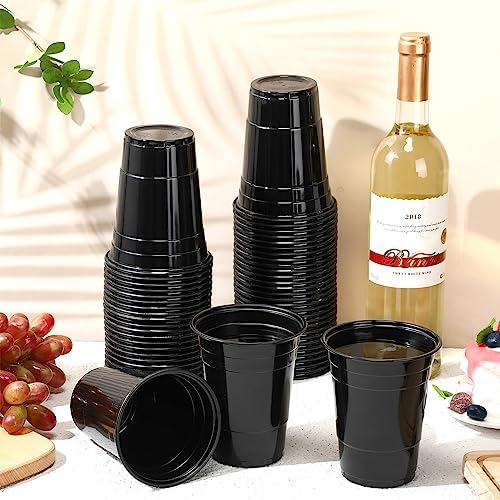 Lounsweer 100 Pack 16 oz Plastic Cups for Parties 1