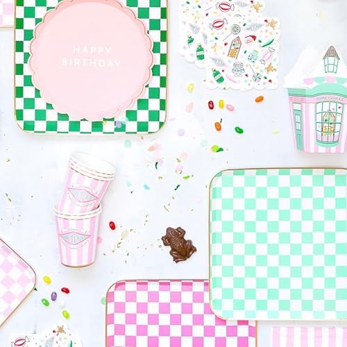 Bonjour Fte Harry Potter Honeydukes Pink Stripe Treat Boxes Pack of 8