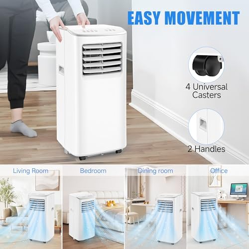 Line Blaster 8500 BTU Portable Air Conditioner with Fan and Dehumidifier