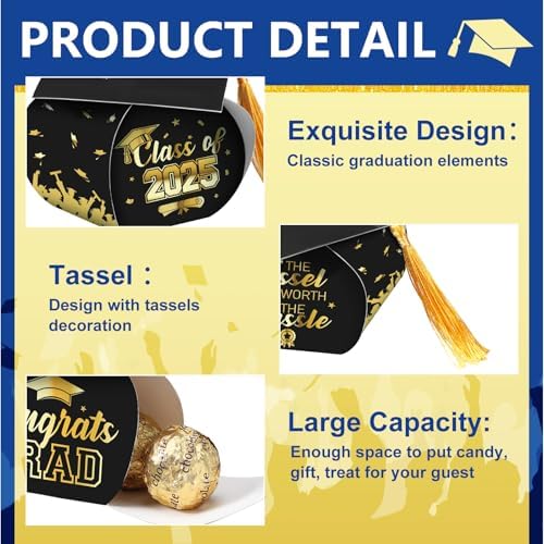 Lasnten 24 Pcs Graduation Gift Boxes
