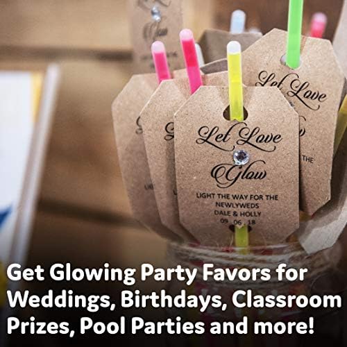 PartySticks 300 Ultra Bright Glow Sticks Jewelry Party Favor Pack