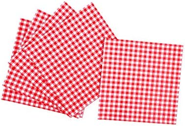 Gatherfun Gingham Party Supplies Set of 25