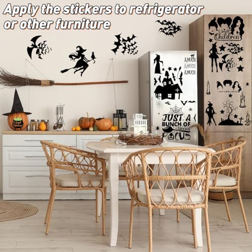 99PCS Hocus Pocus Decorations Halloween Window Stickers