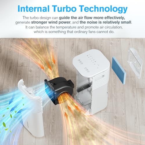 3 In 1 Portable Air Conditioner with Remote Control
