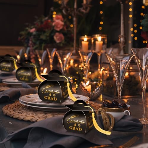 ISKYBOB 40Pcs Graduation Gift Boxes with Tassels