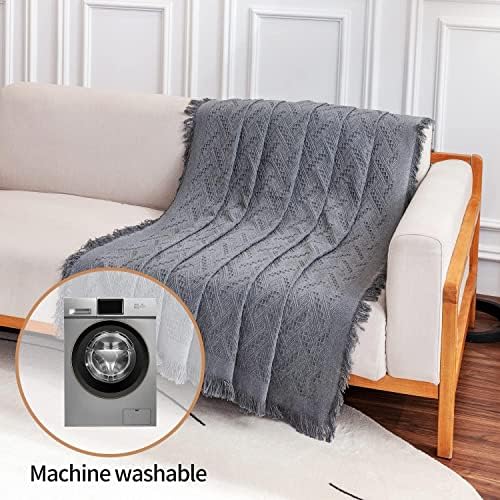 Deep Dream Sectional Couch Covers 2 Piece Set Dark Grey 1