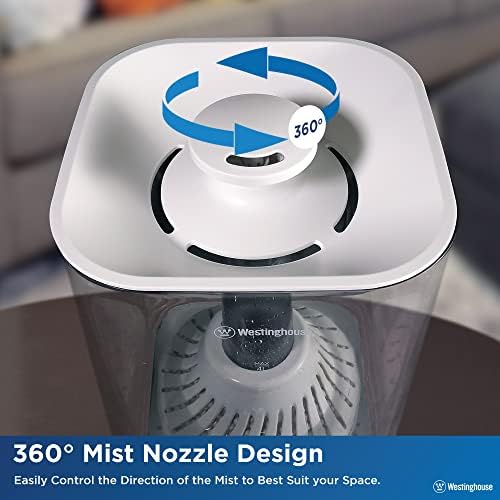 Westinghouse Cool Mist Humidifier with LED Light and Touch Controls 1
