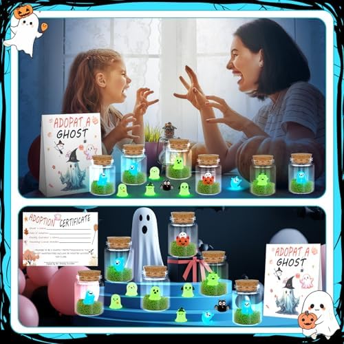 38 Pcs Adopt a Ghost Halloween Party Favors Set 1