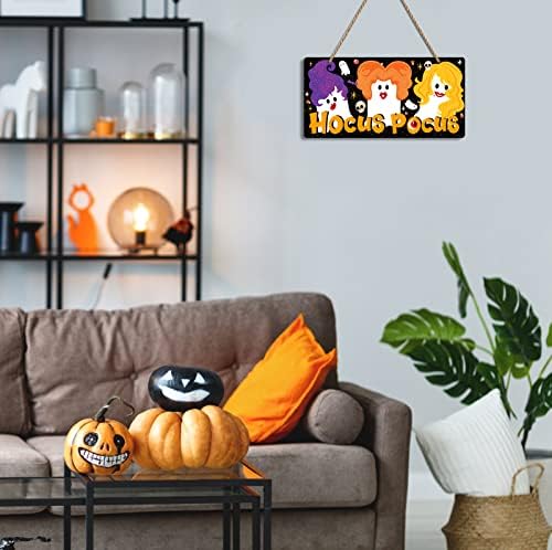 Hocus Pocus Halloween Door Decor Wreath Sign