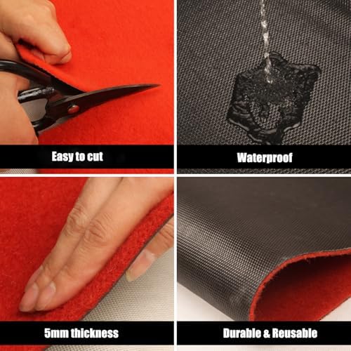 YADI Red Carpet Runner 3x10 Ft For Party Events