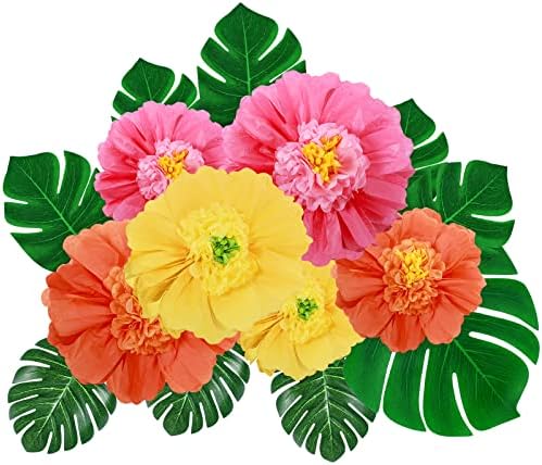 Canlierr 40 Pack Tropical Party Decorations Set