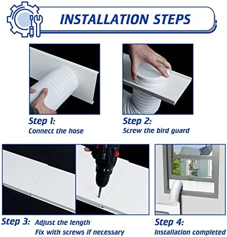 Wintcomfort Portable AC Window Seal Kit 59 Diameter