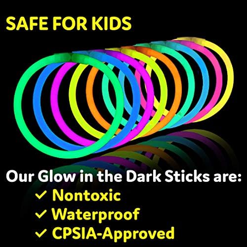 PartySticks 300 Ultra Bright Glow Sticks Jewelry Party Favor Pack