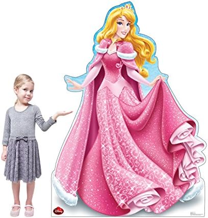 Disney Holiday Aurora Cardboard Cutout Standup