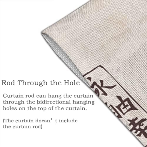 Japanese Style Door Curtain with Cat and Dragonfly Design