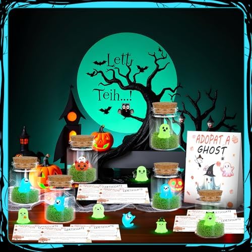 38 Pcs Adopt a Ghost Halloween Party Favors Set 1
