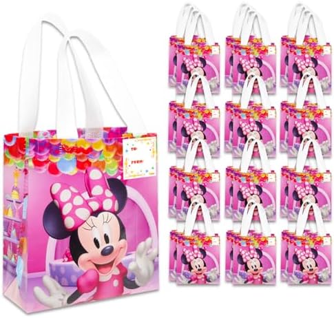 Disney Minnie Mouse Party Favor Bags Set 24 Pack