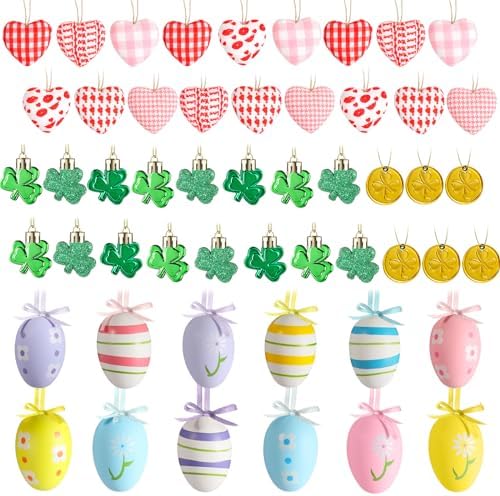 Jutom 108 Pcs Holiday Hanging Ornament Set