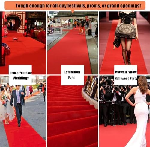 YADI Red Carpet Runner 3x10 Ft For Party Events