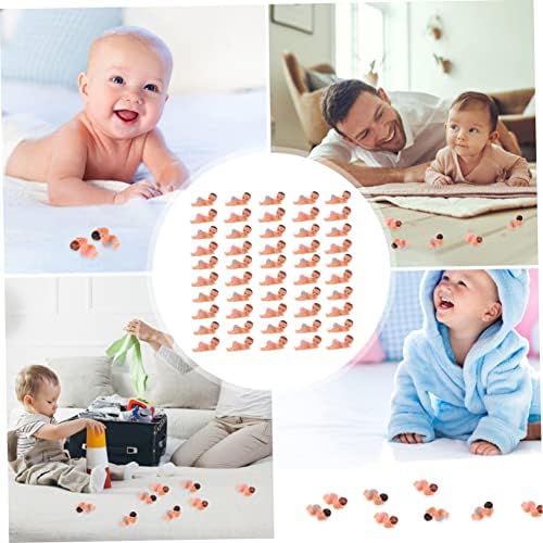 50Pcs Mini Plastic Dolls for Shower Decorations 1