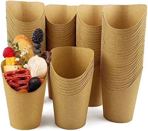 CAMKYDE 100 Pcs French Fries Cups for Parties