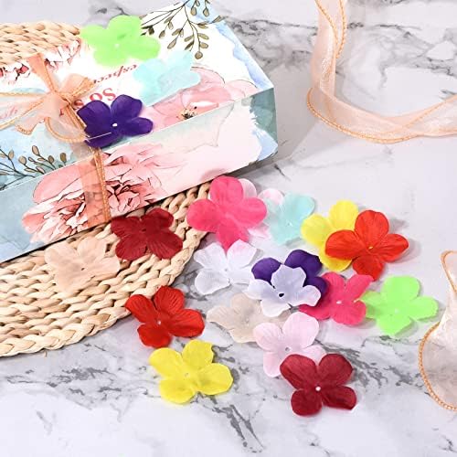 PATIKIL 500Pcs White Silk Flower Petals for Wedding Decor